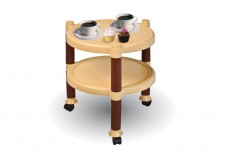 Masuta Rotunda cu Roti