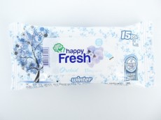 Servetele Umede de Buzunar Winter Orchid Happy Fresh (set 15)