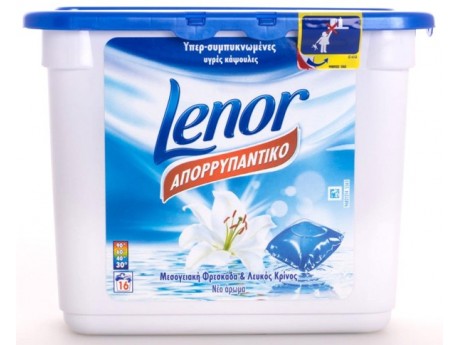 Detergent Rufe Capsule Lenor 35G (set 16)