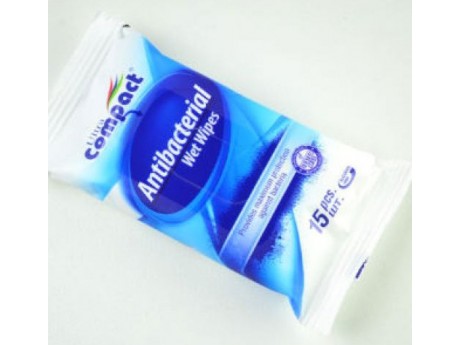 Servetele Umede Buzunar Antibacterial Ultra Compact (set 15)