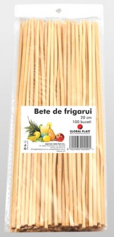 Bete Frigarui Bambus 20cm Global Plast (set 100)