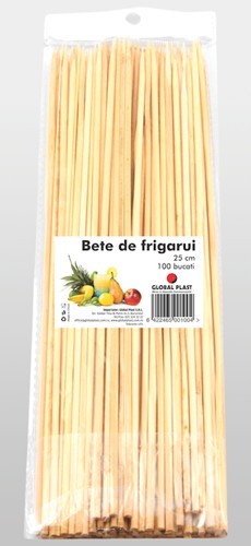 Bete Frigarui Bambus 25cm Global Plast (set 100)