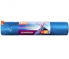 Saci Menaj Premium 120L cu Snur LDPE 70 x 100CM Paclan (set 10)