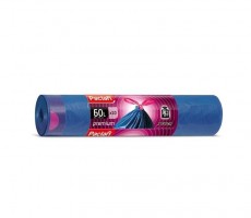 Saci Menaj Premium 60L cu Snur LDPE Paclan (set 10)