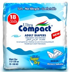 Scutece Adulti Large Ultra Compact (set 18)