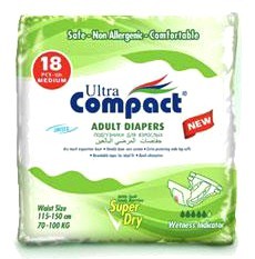 Scutece Adulti Medium Ultra Compact (set 18)